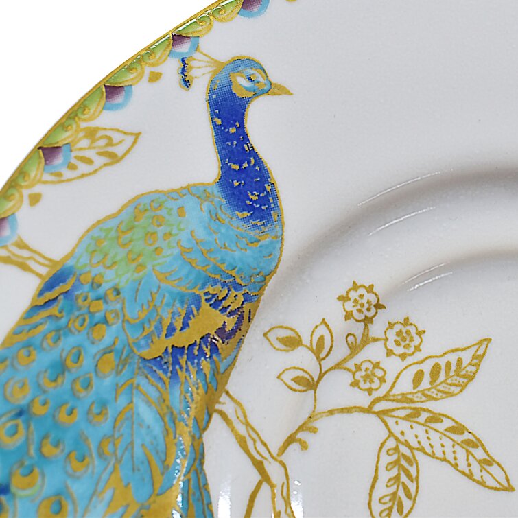 222 fifth hotsell dinnerware peacock